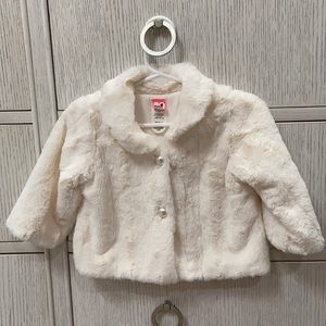 Faux fur coat
